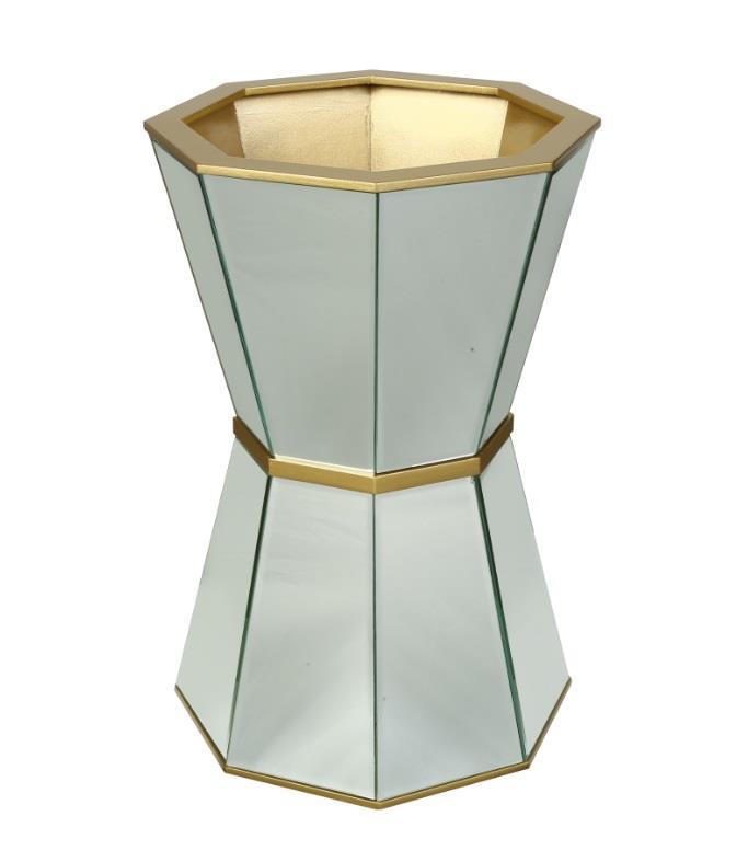 Crearthome Farma Antik Gold Dekoratif Aynalı Saksı 40x61 cm AK.PCS-2817A