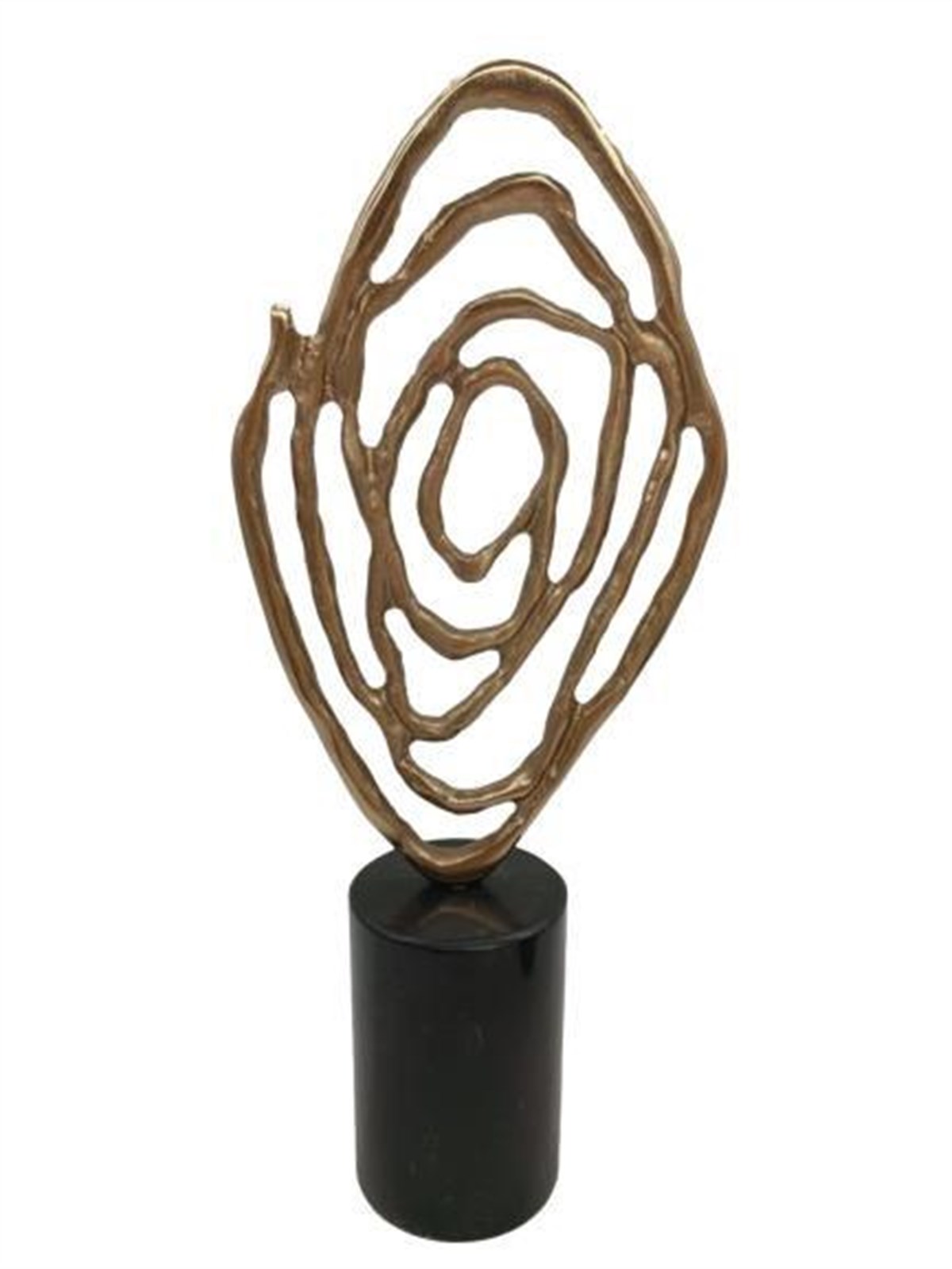 Crearthome Mermer Kaideli Baklava Dekor Gold Obje 40x17 cm SZR-1924-AL
