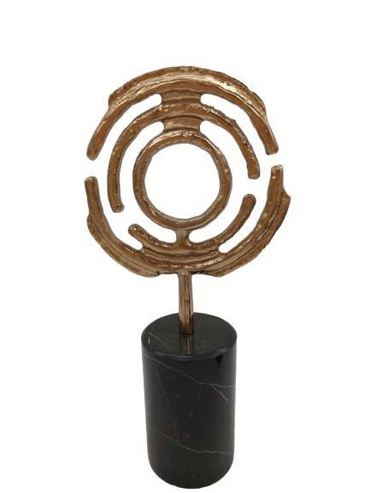 Crearthome Mermer Kaideli İkon Gold Obje 32x16 cm SZR-1924-AL