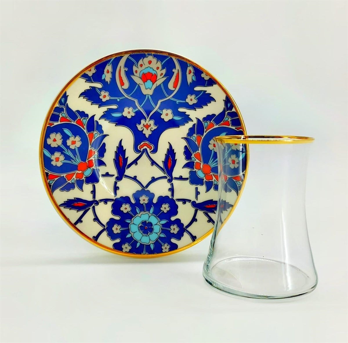 Glamour Osmanlı Desen 6 lı Çay Seti 1009