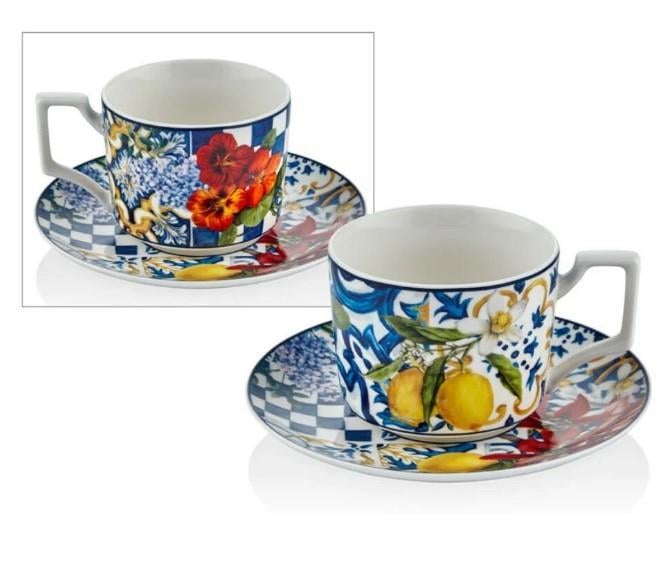 lamedore İtaly Garden 6'lı Çay Fincan Seti 15X6,5Cm 1BSF-1900IG