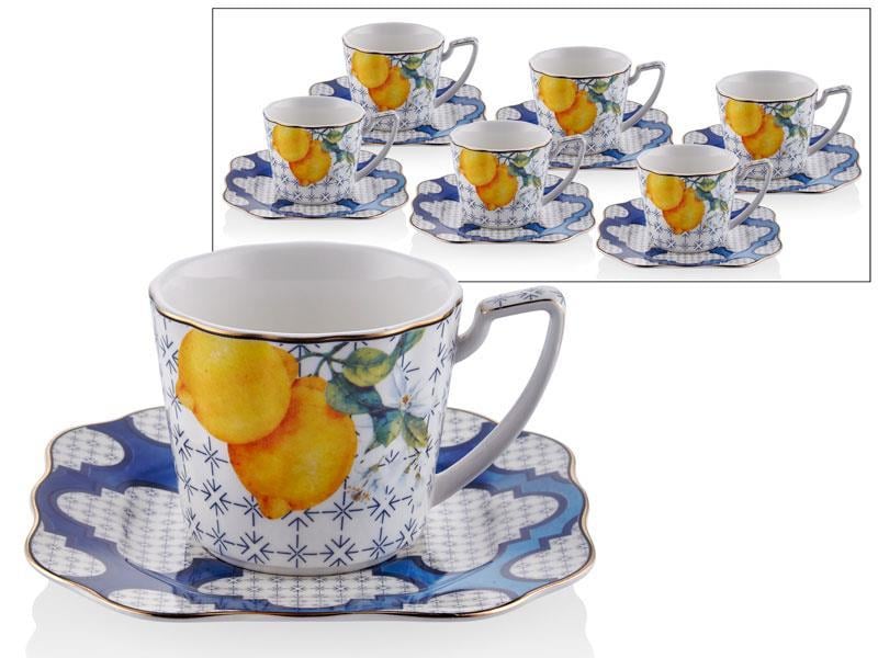 Lamedore Lemons Serisi 6 lı Çay Fincan Seti 220 cc 1JYC-307