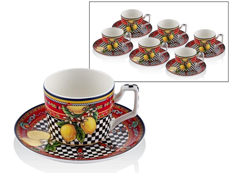 Lamedore Summer 6 lı Kahve Fincan Takımı 1BSF-1901SM