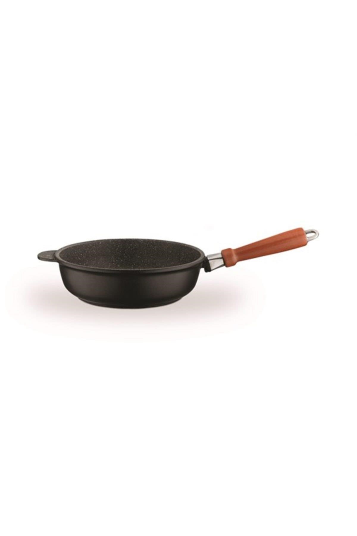 Leggno FSN2600TD20IND Fusion Granit Derin Tava 20 cm Ahşap Saplı
