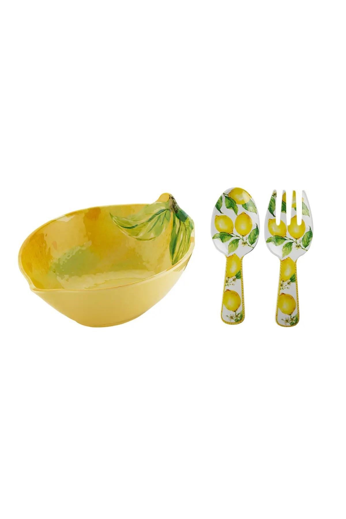 Lucky Art Limora Melamin 3’lü Salata Servis Seti DIO30015
