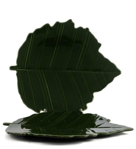 Mikasa Moor Leaf Yeşil 2'li Tabak 28x25cm P374.101296