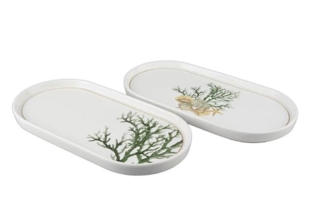 Mikasa Moor Marinet 2li Oval Servis Tabağı Seti 32x16cm P123.813088