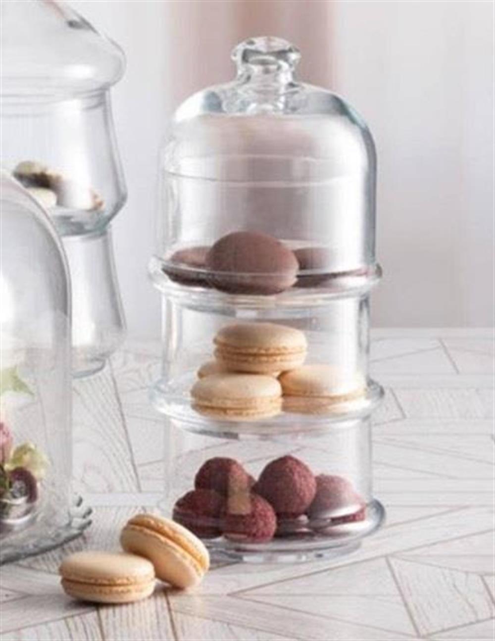 Paşabahçe Villa Patisserie 3 Katlı Kurabiyelik 96986