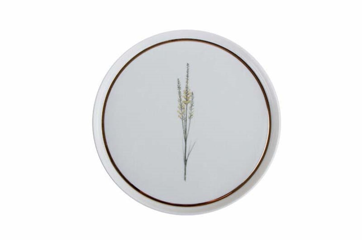 Porland Botanical 6 lı Desen2 Düz Tabak 21cm 04ALM005042