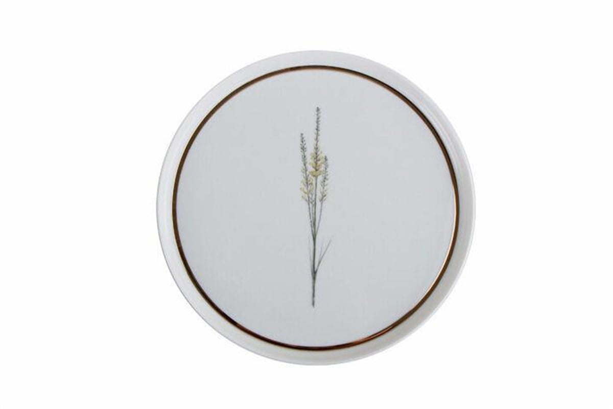 Porland Botanical Desen2 Düz Tabak 21cm 04ALM005042