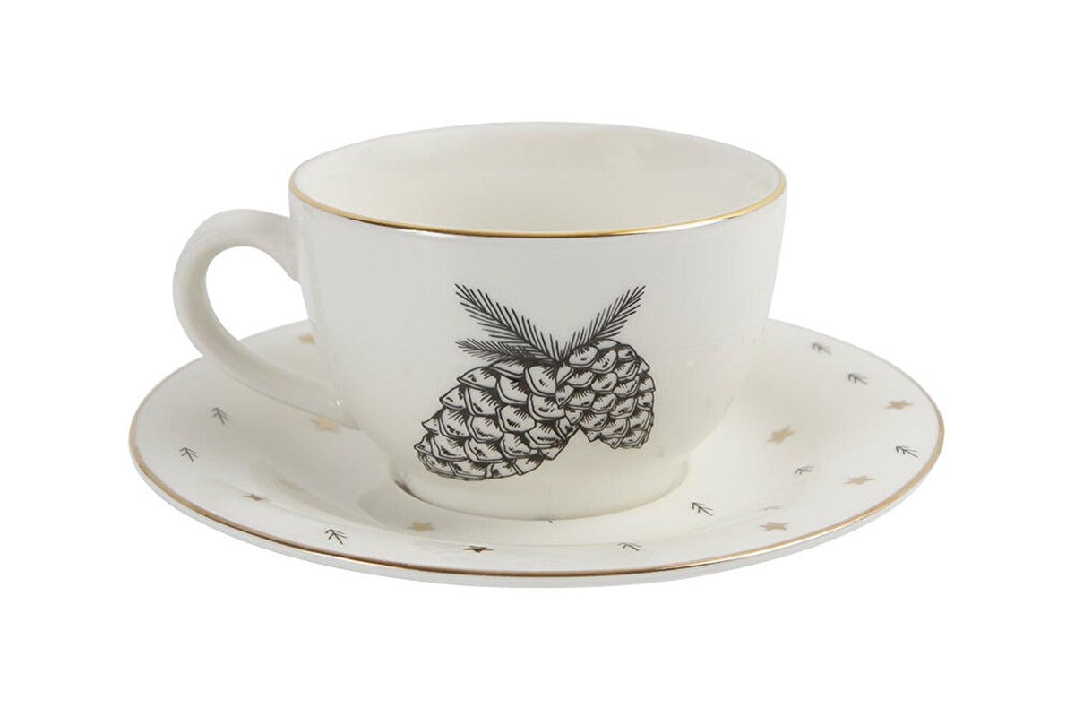 Porland Forest Tabaklı Çay Fincanı 215cc 04LFH000460