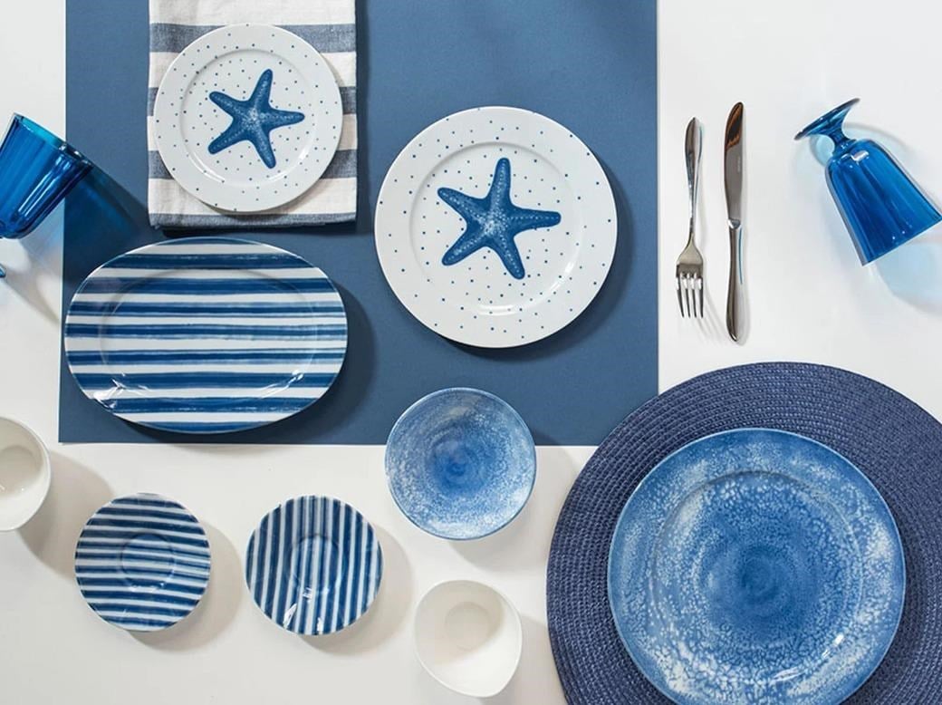 Porland Starfish 36 Parça 6 Kişilik Kahvaltı Takımı 04POR033182