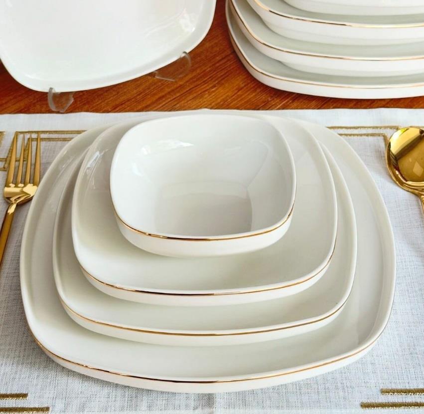 Royking Eliie Gold Line 24 Parça Yemek Takımı HRN 23020G
