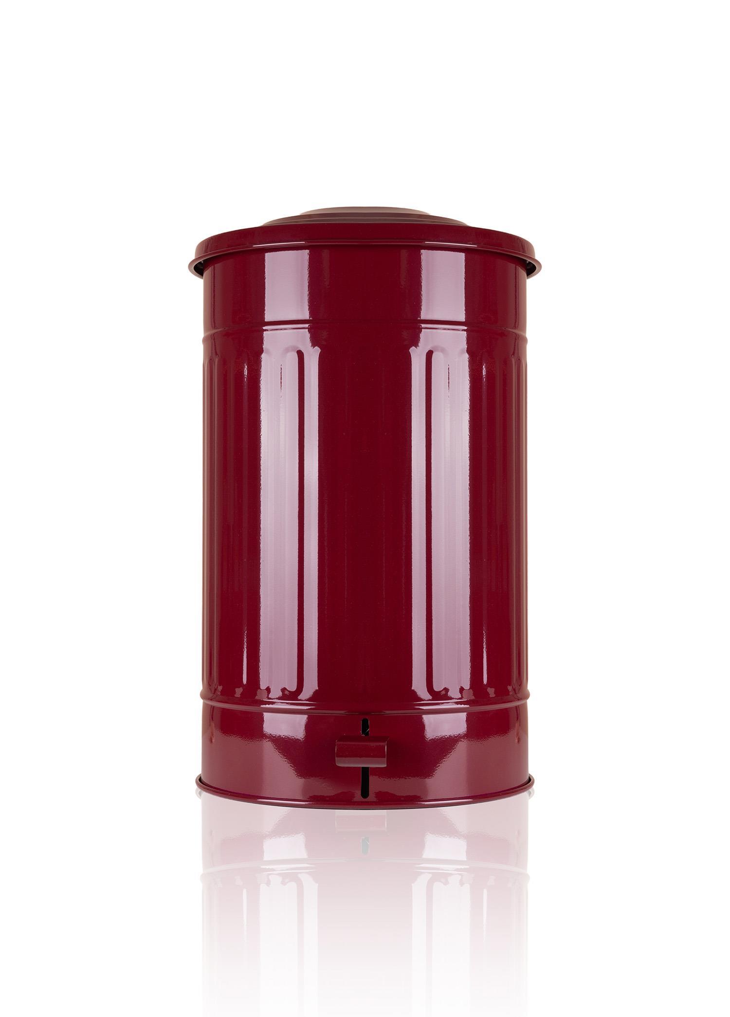 The Mia Çöp Kovası Mutfak 30 Lt Bordo GLV0770