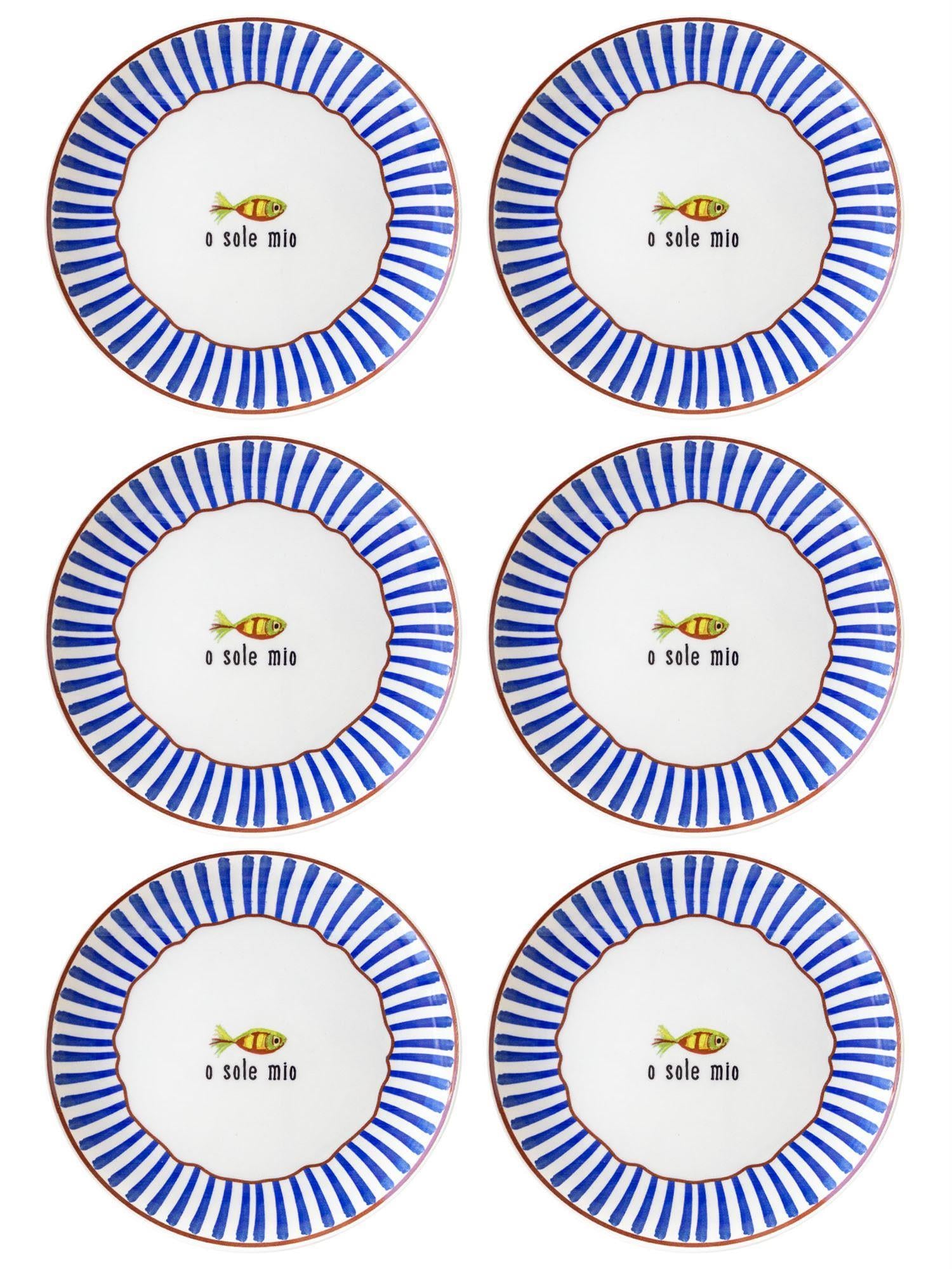 The Mia Fish Servis Tabağı 6lı Set 26 cm FSH0002