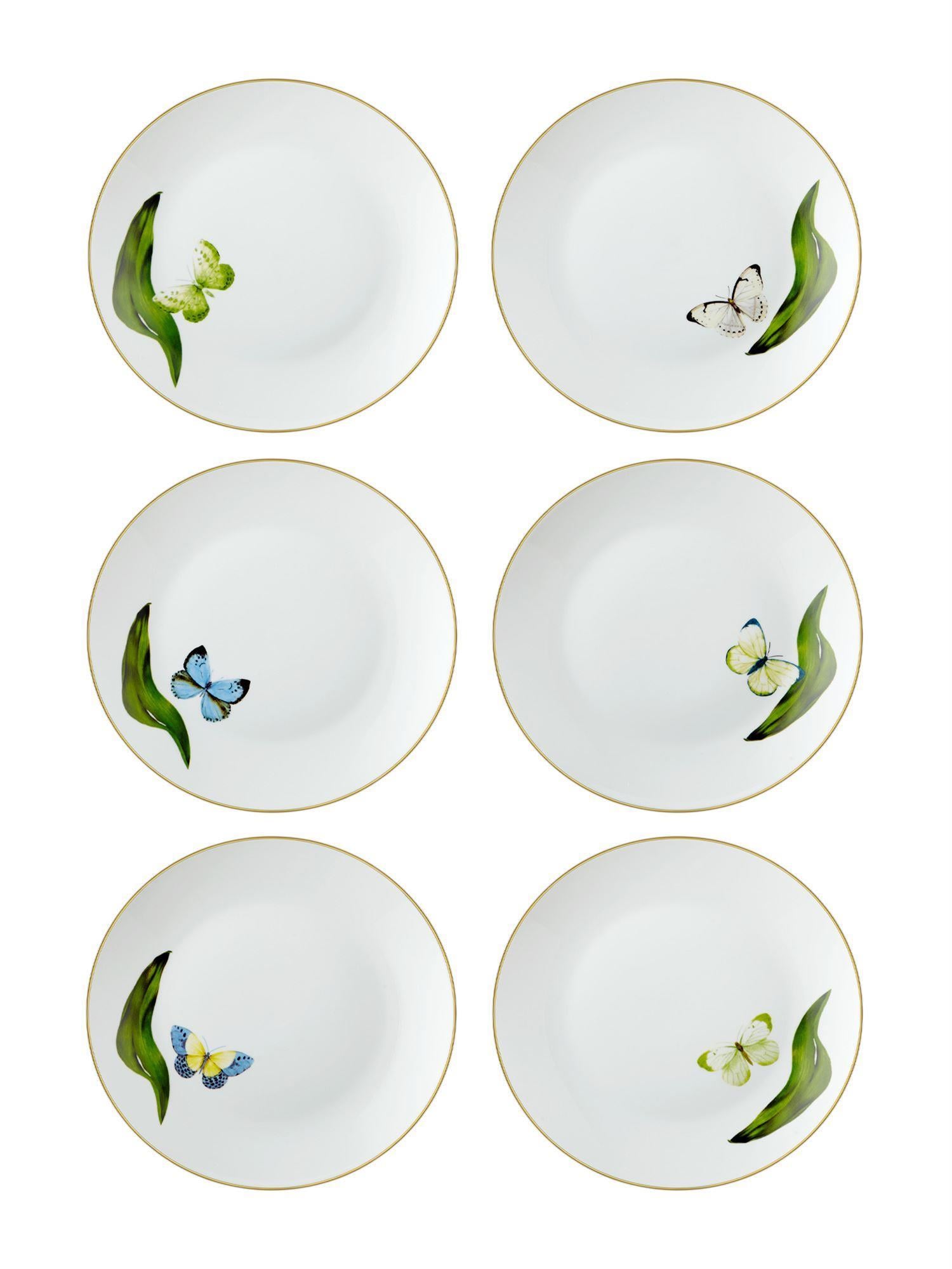 The Mia Folium Pasta Tabağı 6 Kişilik DNR0063