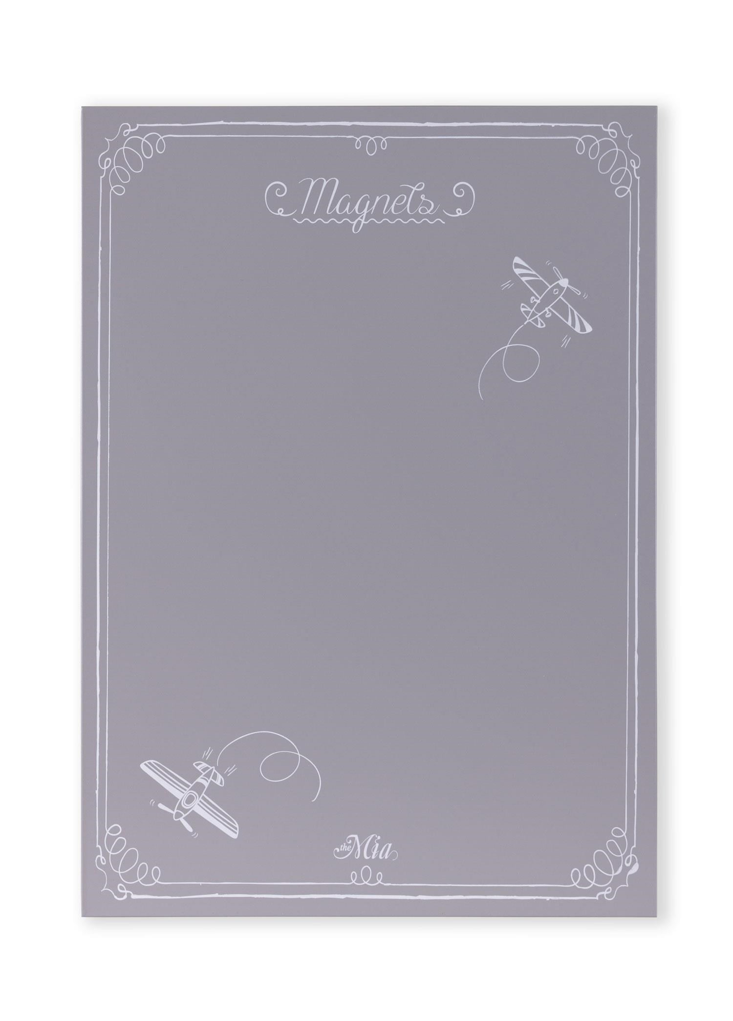 The Mia  Magnet Panosu 70x50 cm Açık Gri KRN0040