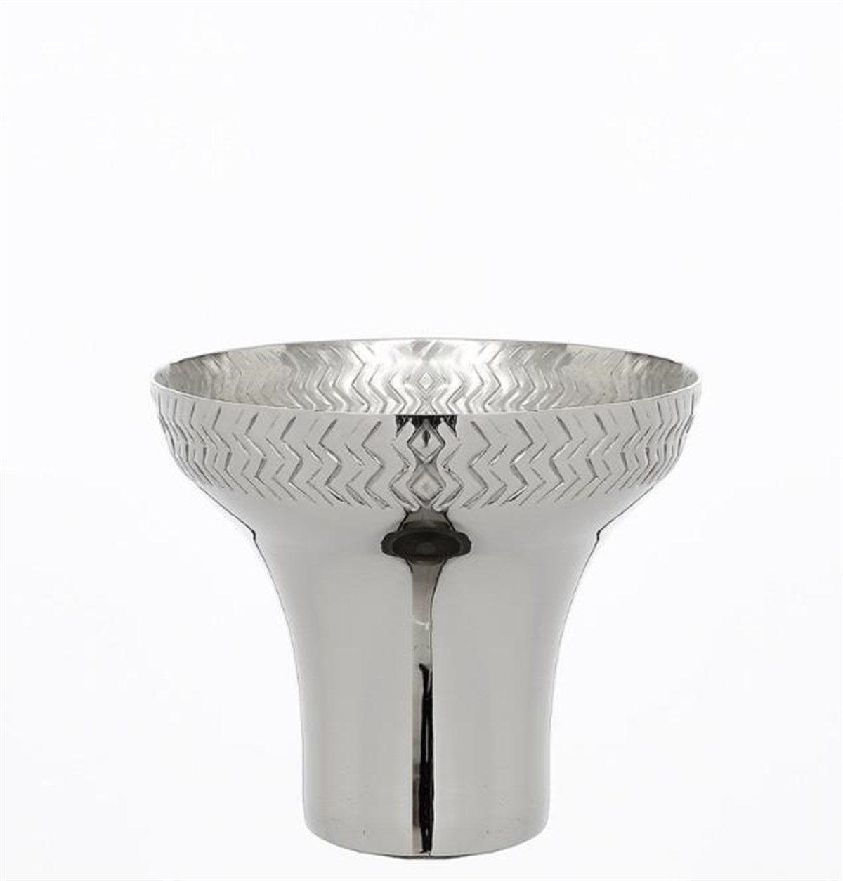 Vitale Desenli Küçük Dekoratif Obje Silver 22X20CM AK.JA0047