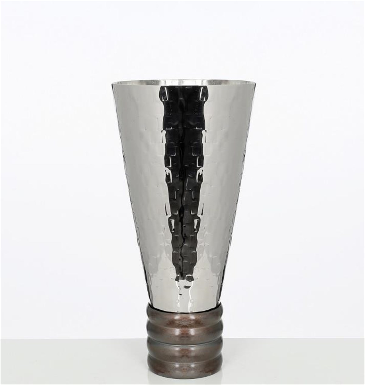 Vitale Dor Dekoratif Büyük Vazo Silver 49X24CM AK.JA0043
