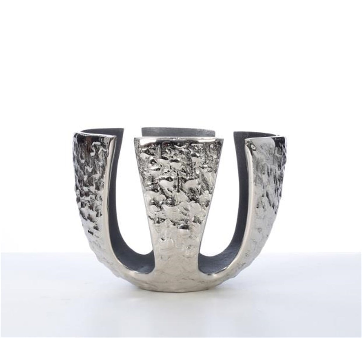 Vitale Sparta Küçük Mumluk Silver 21X15CM AK.JA0031