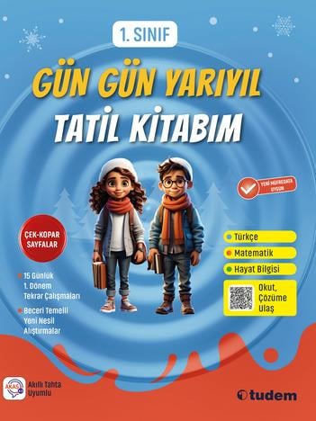 tudem egitim1. Sınıf Gün Gün Yarıyıl Tatil Kitabım
