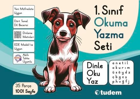 tudem egitim1.Sınıf Okuma Yazma Seti (Dinle Oku Yaz) Öğrenci Kutu