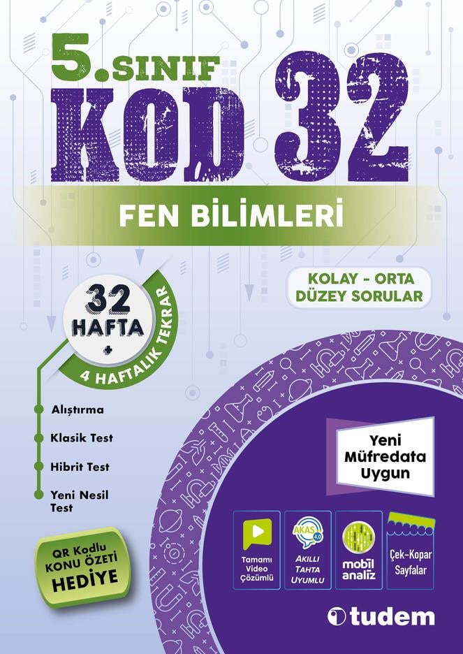 tudem egitim5. Sınıf Fen Bilimleri Kod 32