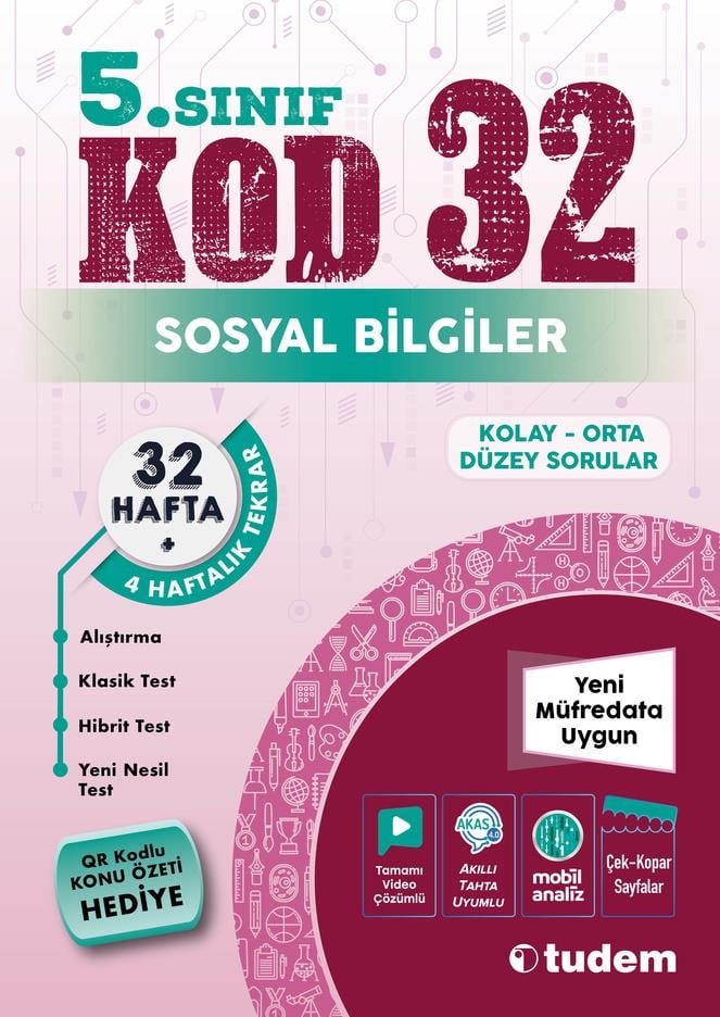 tudem egitim5. Sınıf Sosyal Bilgiler Kod 32