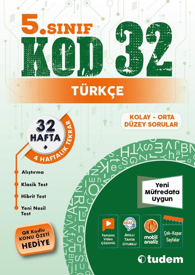 tudem egitim5. Sınıf Türkçe Kod 32