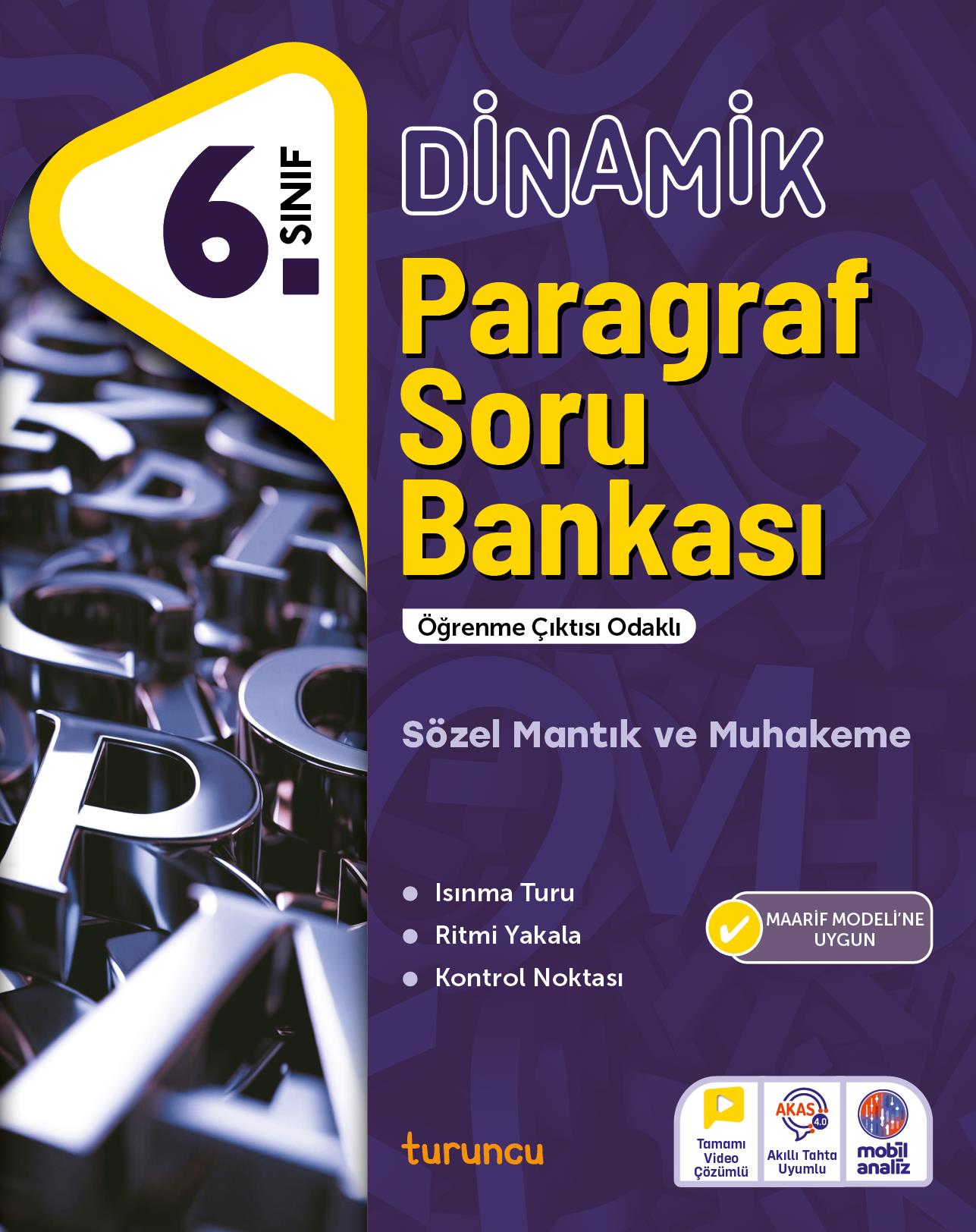 Turuncu6. Sınıf Dinamik Paragraf Soru Bankası