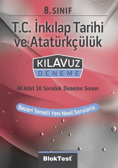 8. Sınıf T.C. İnkılap Tarihi ve Atatürkçülük Kılavuz Deneme