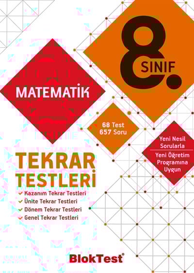 8.Sınıf Matematik  Tekrar Testleri