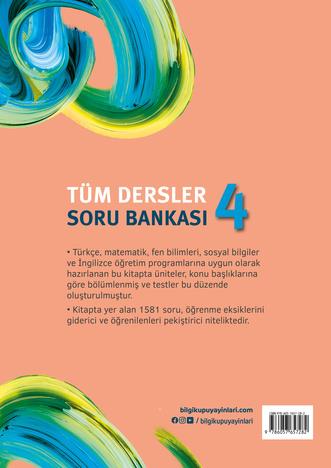 Eğitim YayınlarıBilgiKüpü 4. Sınıf Tüm Dersler Soru Bankası