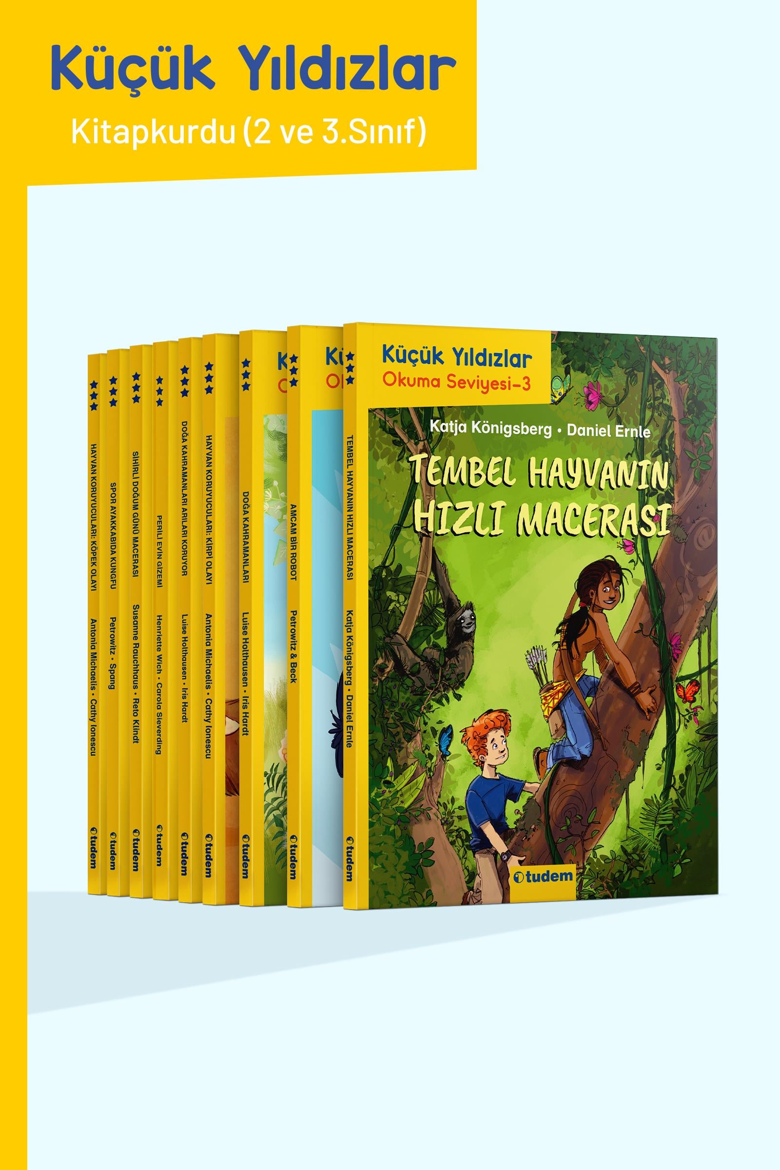 tudemKüçük Yıldızlar: Kitapkurdu  (2 ve 3. sınıf)-9 Kitap
