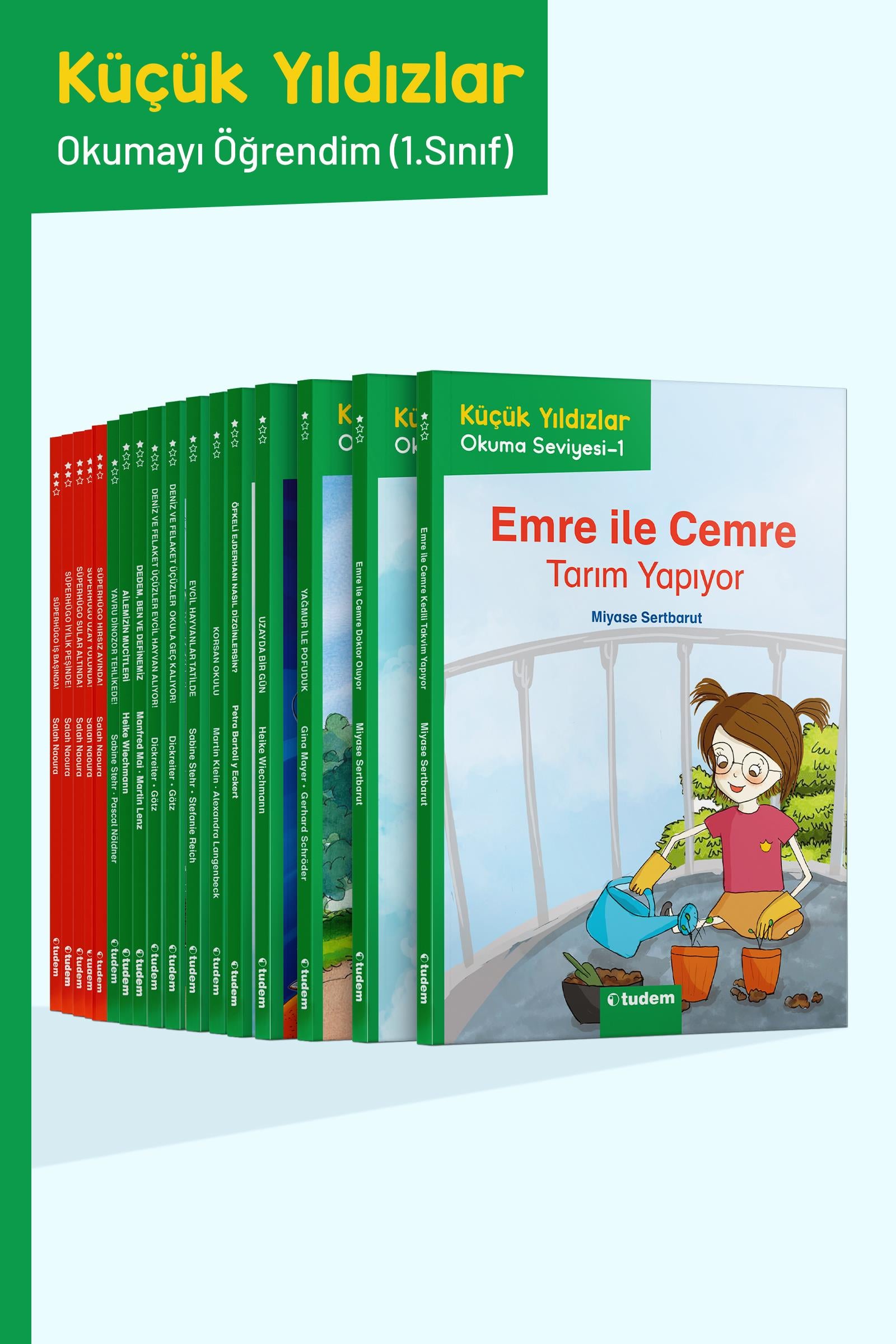 tudemKüçük Yıldızlar: Okumayı Öğrendim 1. Sınıf (20 Kitap)