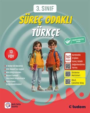 Eğitim Yayınları3. Sınıf Süreç Odaklı Türkçe