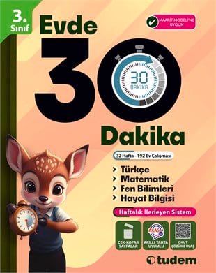 tudem egitim3. Sınıf Evde 30 Dakika