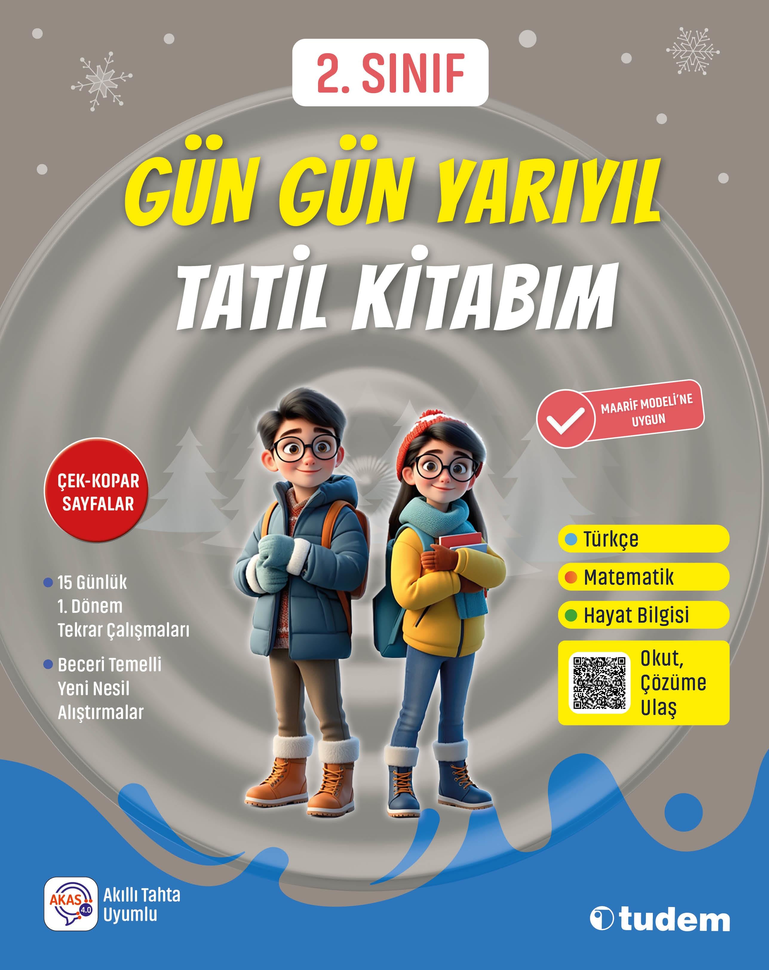 tudem egitim2. Sınıf Gün Gün Yarıyıl Tatil Kitabım