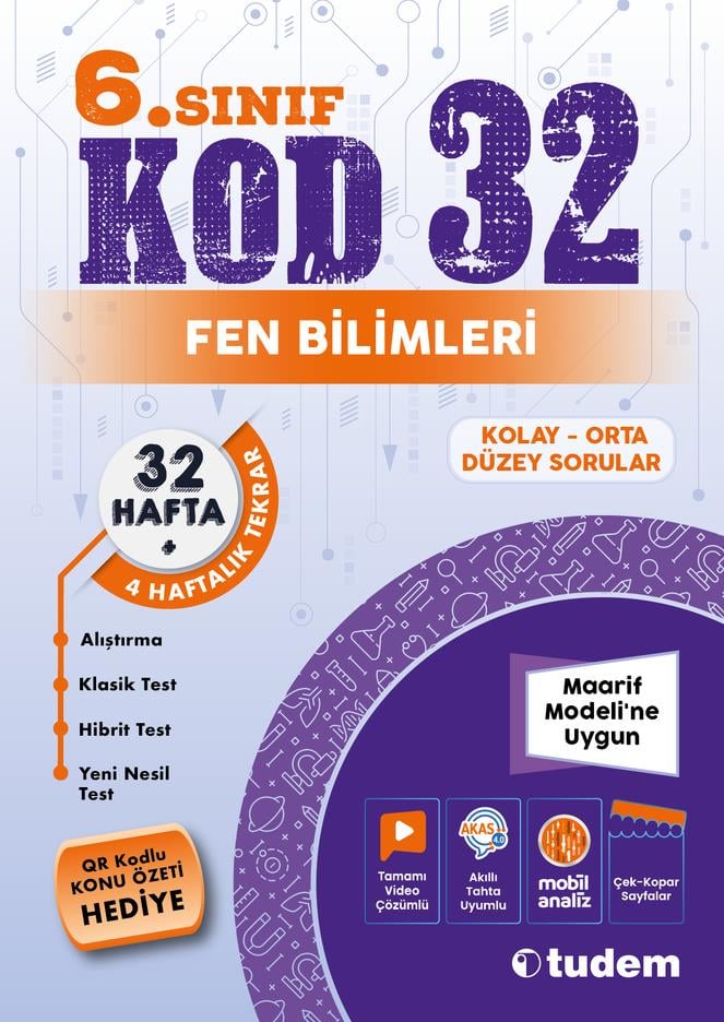 tudem egitim6. Sınıf Fen Bilimleri Kod 32