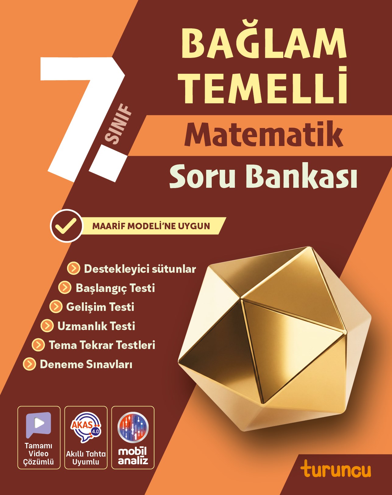 Turuncu7. Sınıf Bağlam Temelli Matematik Soru Bankası