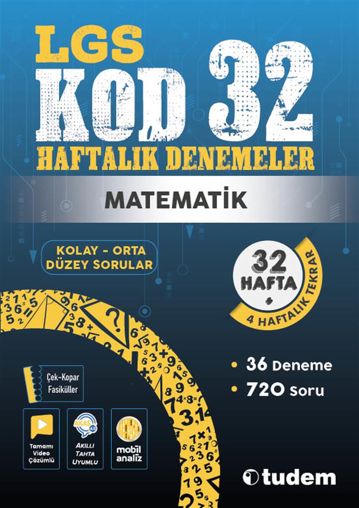 tudem egitimLGS KOD 32 Haftalık Denemeler Matematik