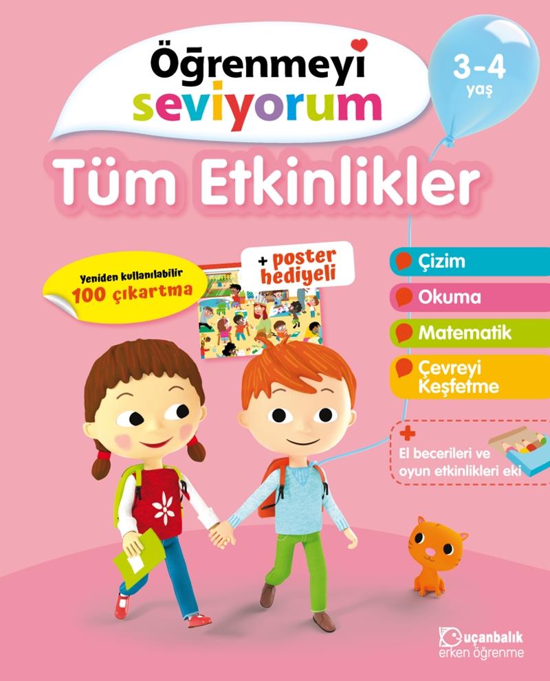 Eğitim YayınlarıÖğrenmeyi Seviyorum – Tüm Etkinlikler 3-4 Yaş