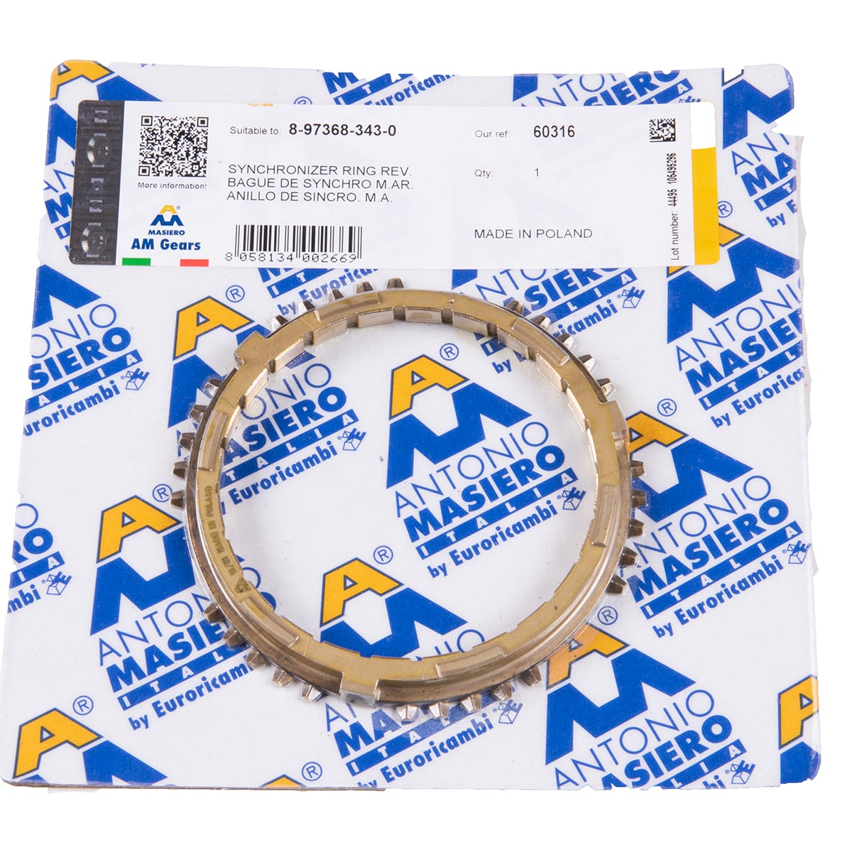 Synchronizer Ring Rev. - 8-97368-343-0