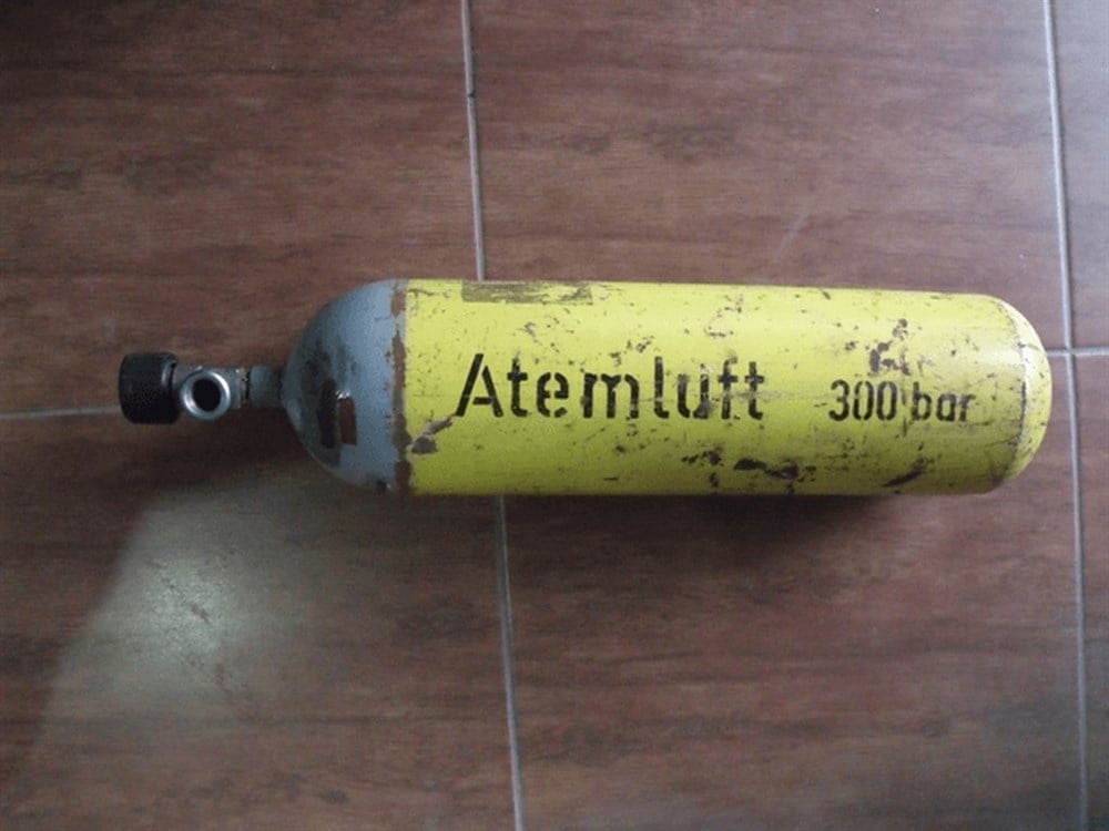 2. El Drager 6 lt 300 Bar tüp