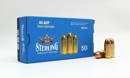 45 ACP. TURAÇ-STERLING (FMJ-230 GRN) TABANCA FİŞ.