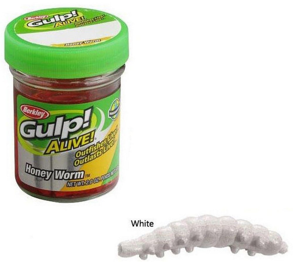Berkley Gulp HoneyWorm White
