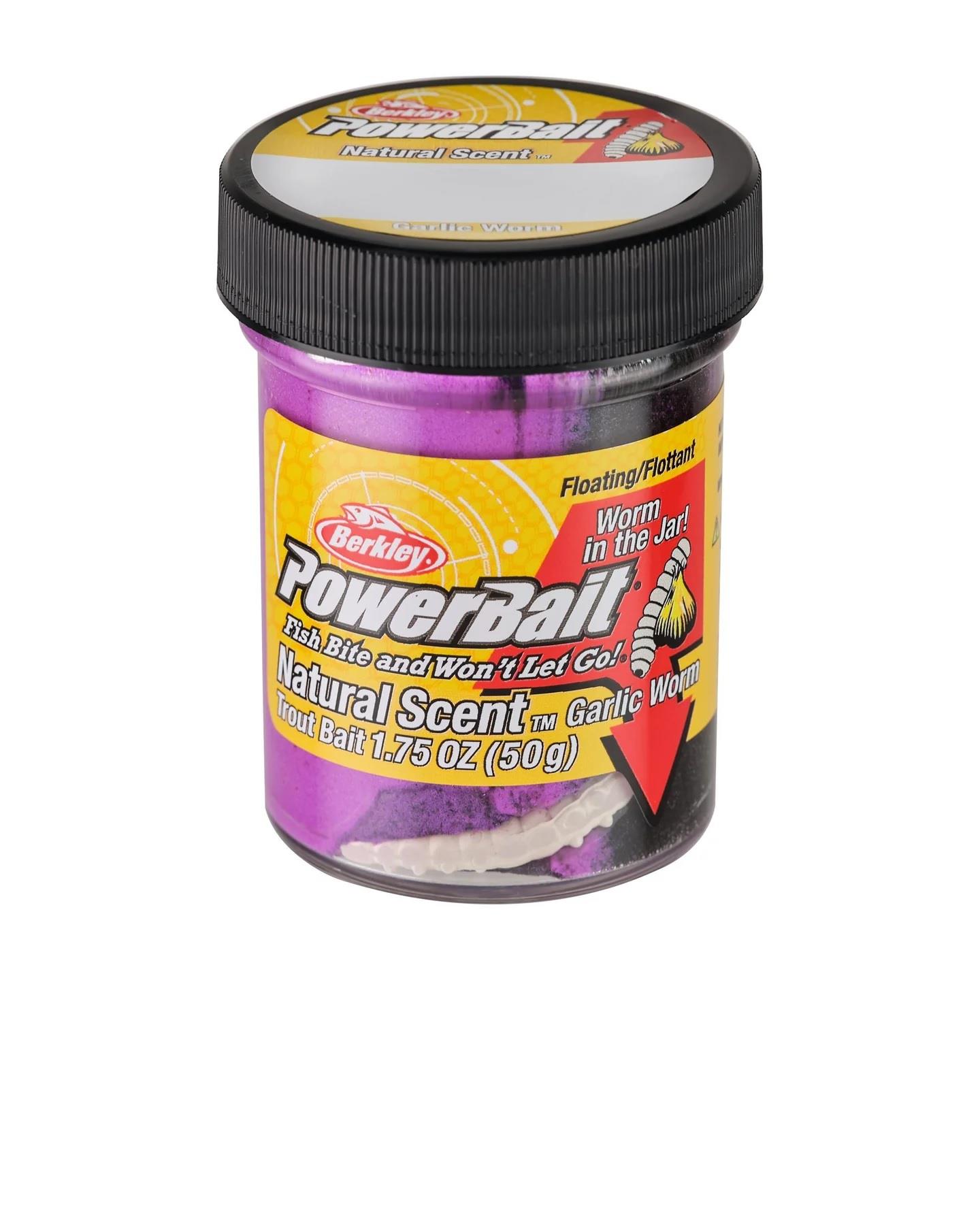 Berkley Powerbait Natural Scent Garlic Worm Tequila Sunrise