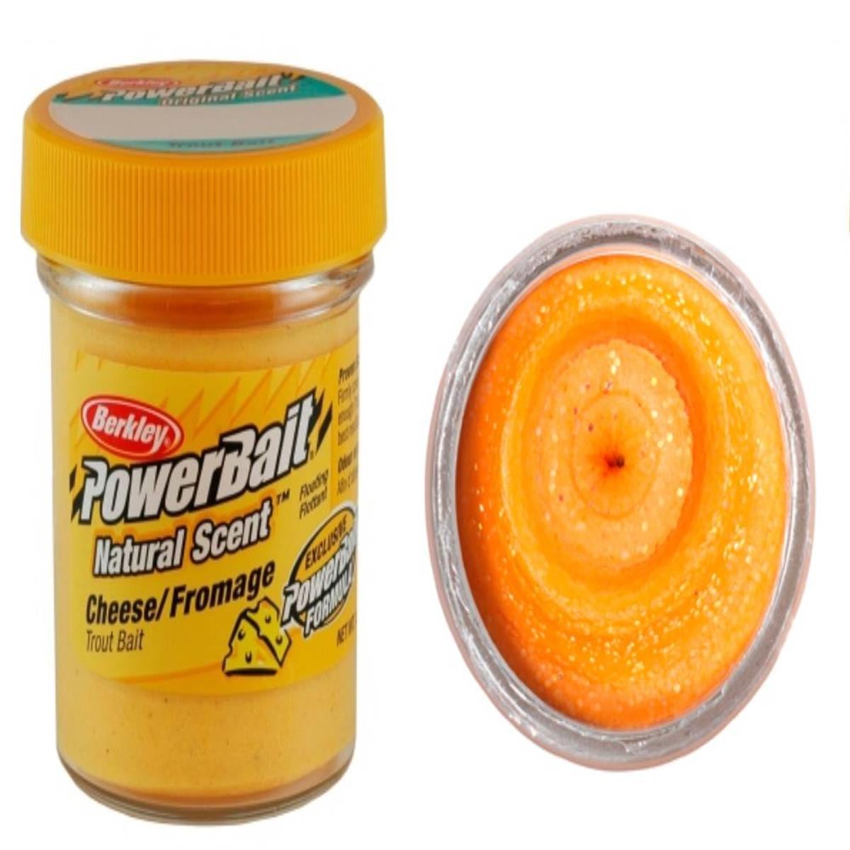 Berkley Powerbait Natural Scent Trout Bait FL Orange/Fromage