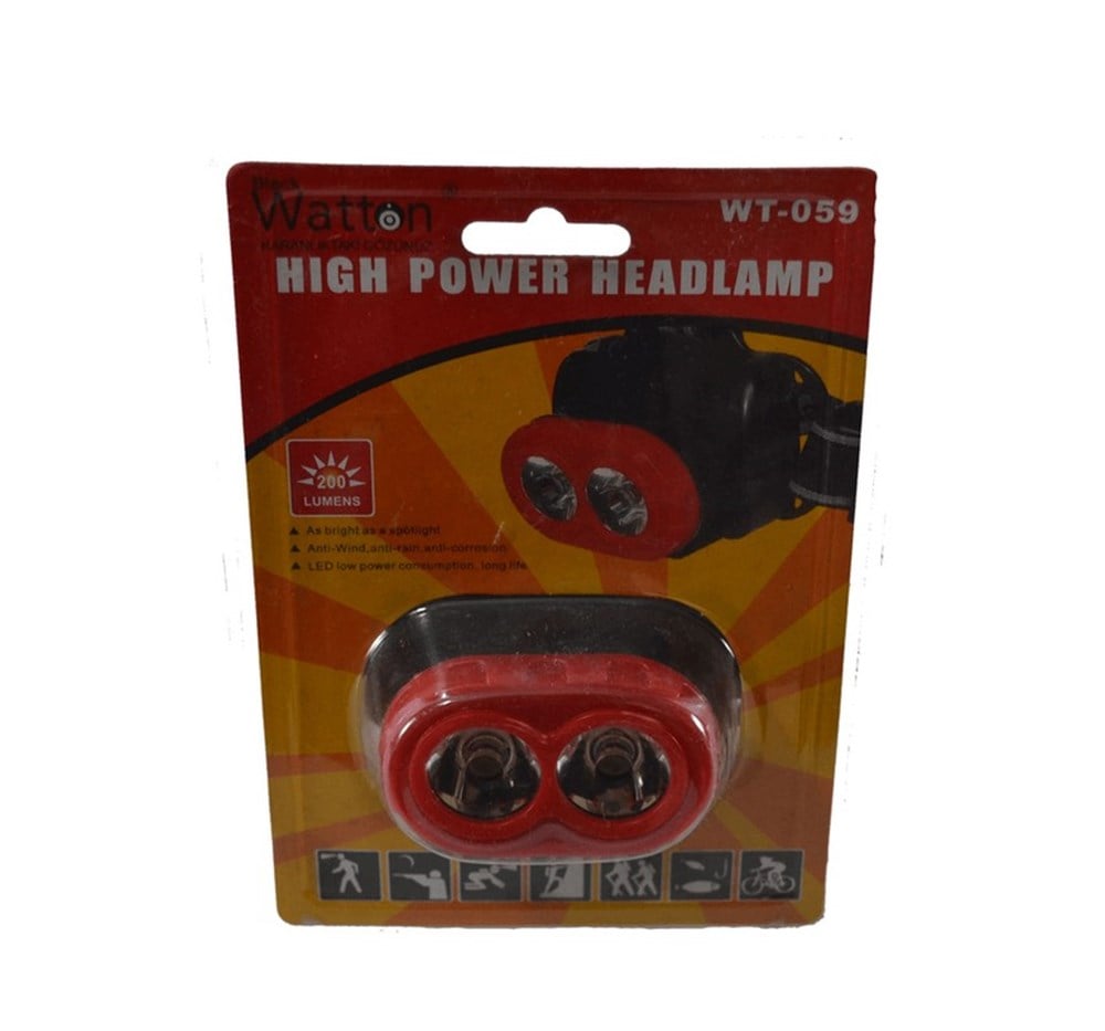 Black Watton 2 Ledli Kafa Lambası