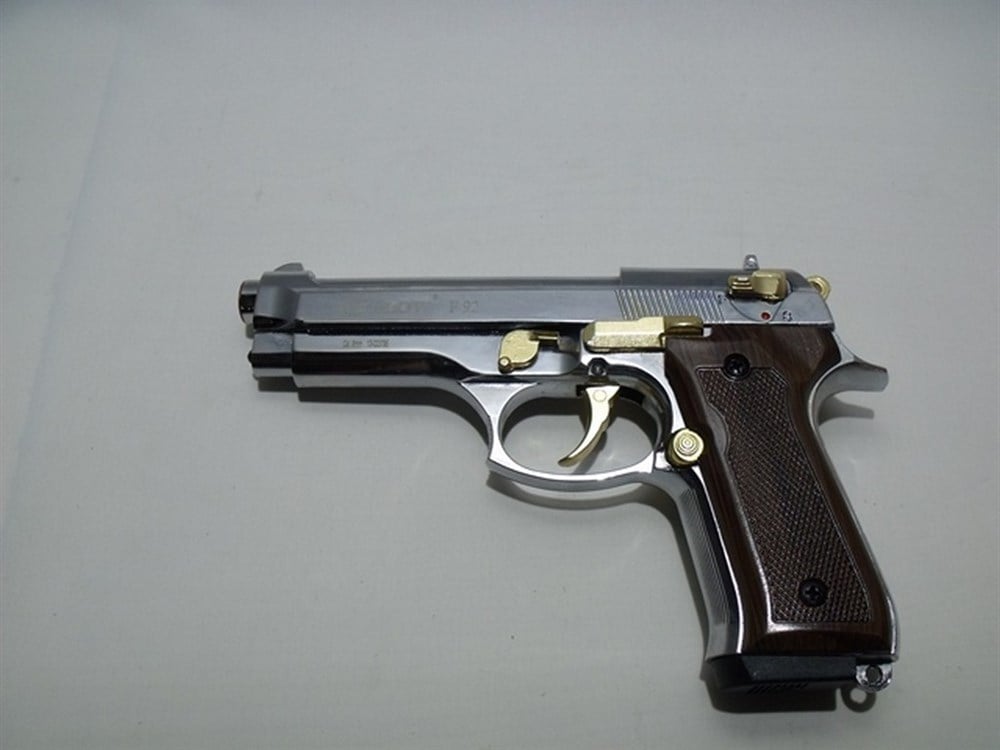 Blow F92 Parlak krom Altın işlemeli